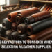 6 Key Factors to Consider When Selecting a Leather Supplier