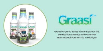 Graasi Organic Barley Water Expands U.S. Distribution Strategy with Gourmet International Partnership in Michigan